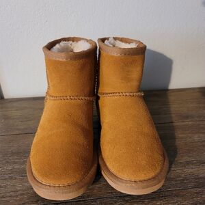 Warm Brown Kids Boots